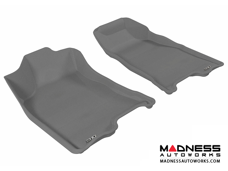 Chevrolet Colorado Crew Cab Floor Mats (Set of 2) - Front - Gray by 3D MAXpider (2004-2012)